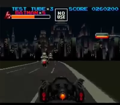 Also, because it's a SNES game of its era, there are mode 7 driving sections. Because of course there are.
