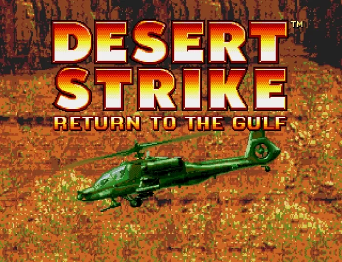 Desert Strike Mega Drive: It's 1992. What could the title be referencing? It's a total mystery.