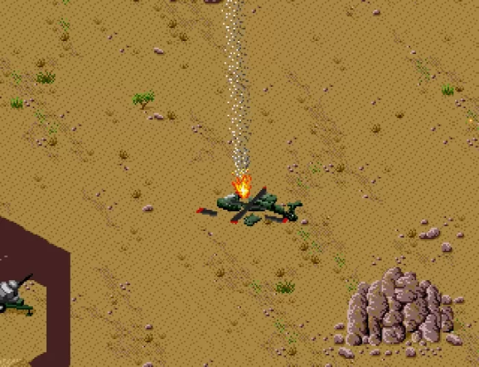 Desert Strike Mega Drive: Oops. I think I broke it.