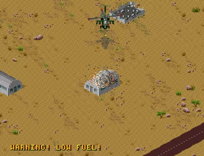 Desert Strike Mega Drive: Desert Strike is basically a fuel management simulator.