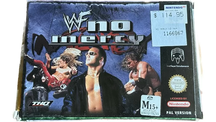 WWF No Mercy N64: My boxed copy has had plenty of use. I like it as it is though.