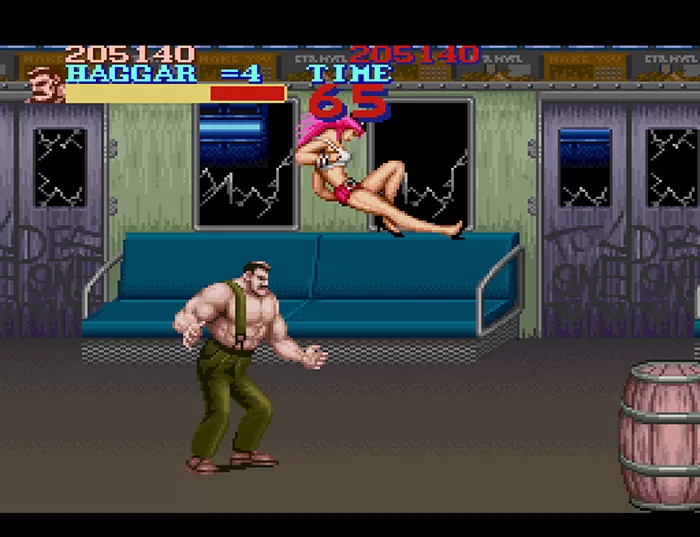 Final Fight SNES: Poison (and Roxy) were just TOO DAMNED SEXY for Western teenagers to handle. Clearly.