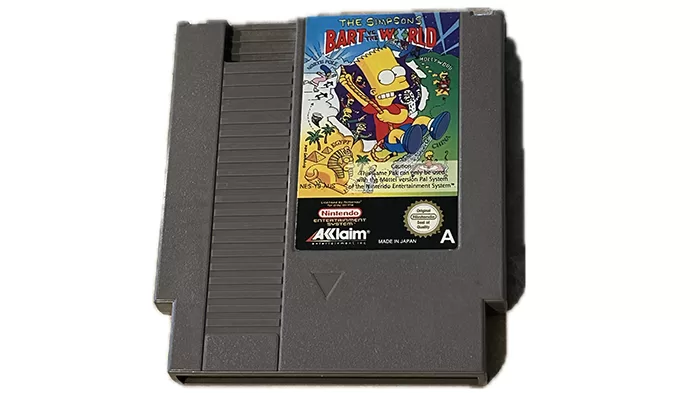 Bart vs The World NES Cart