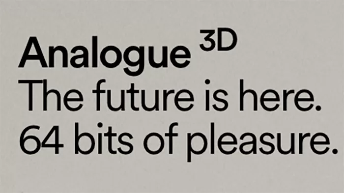 Analogue 3D: The Future is here: 64 bits of pleasure.