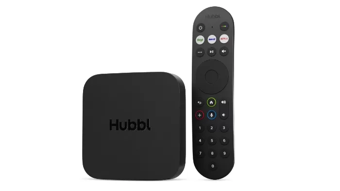 Hubbl Set Top Box with remote (Image: Hubbl)