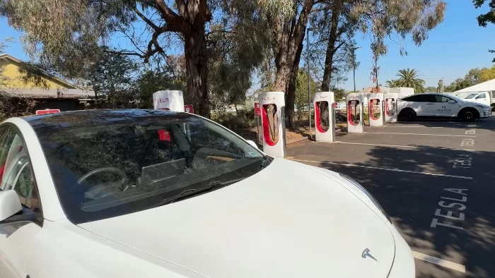 Tesla Holbrook EV Chargers (Photo: Alex Kidman)