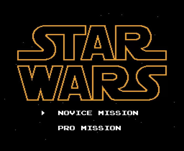 Star Wars Famicom Title Screen