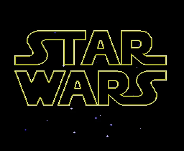 Star Wars NES Title Screen
