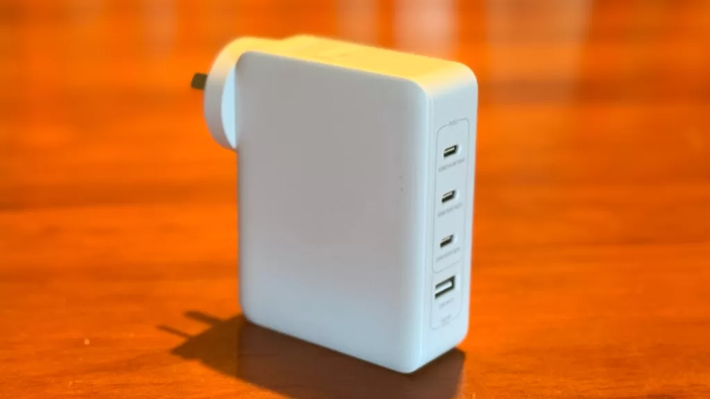 Belkin BoostCharge Pro 140W 4-Port GaN Wall Charger (Photo: Alex Kidman)