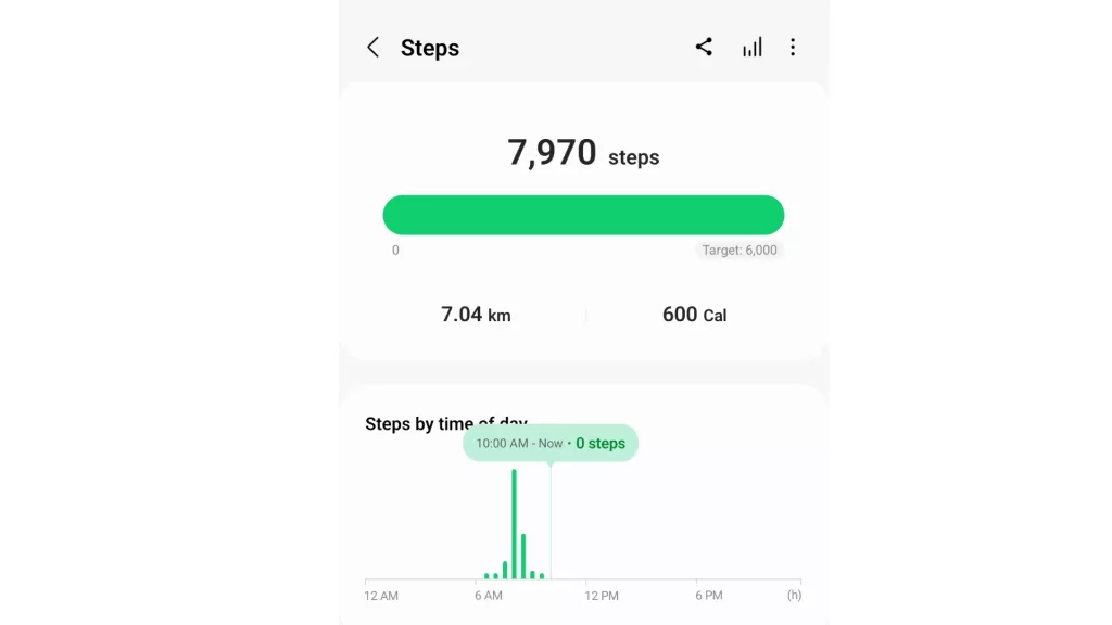 Samsung Galaxy Ring Step Tracking (Photo: Alex Kidman)