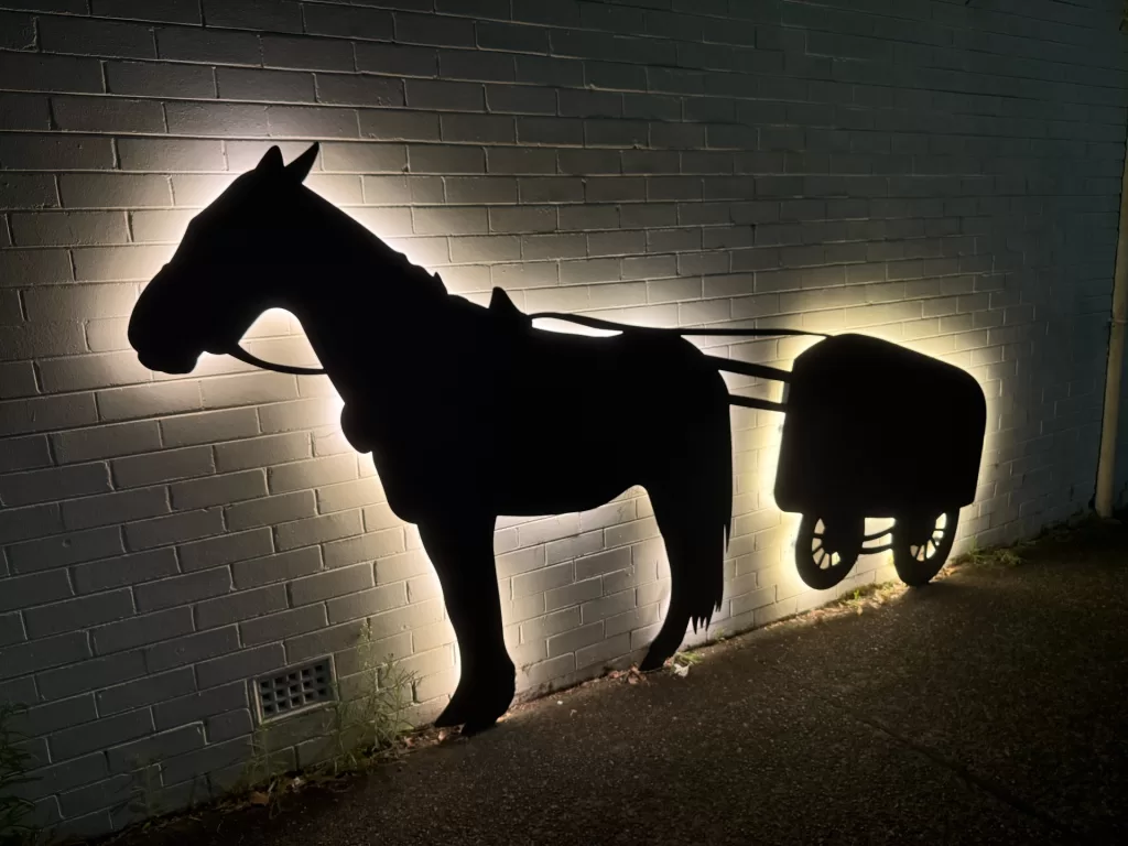 If your horse glows like this, maybe take it to the vet. (Photo: Alex Kidman)