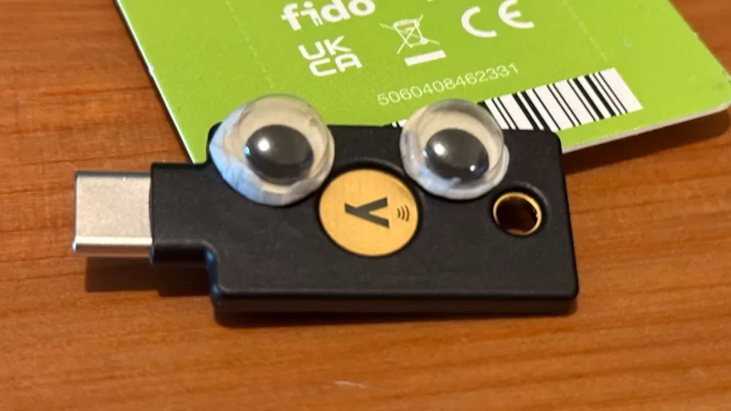 Yubico Yubikey 5C NFC (Photo: Alex Kidman)